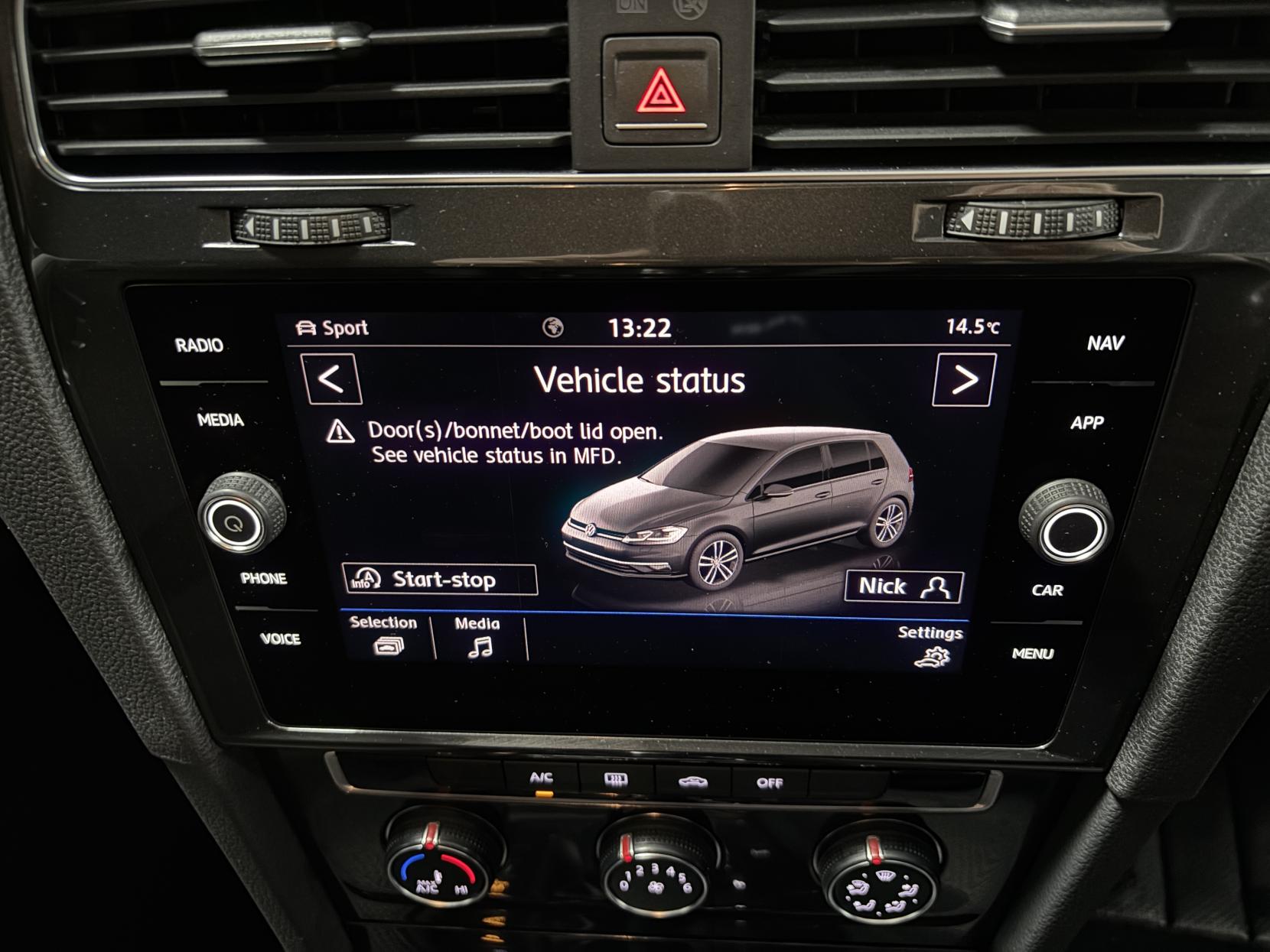 Volkswagen Golf 1.4 TSI SE Nav Hatchback 5dr Petrol DSG Euro 6 (s/s) (125 ps)